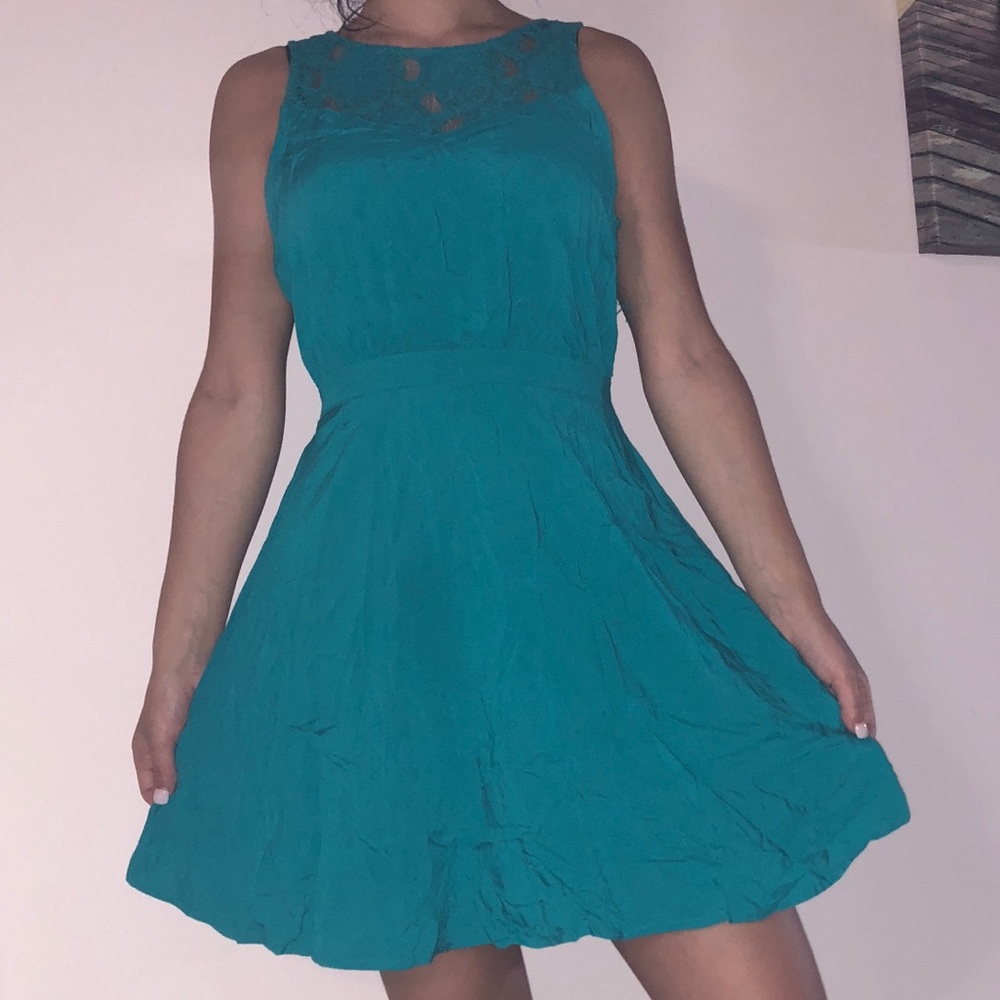 Forever 21 Turquoise Dress Size Small